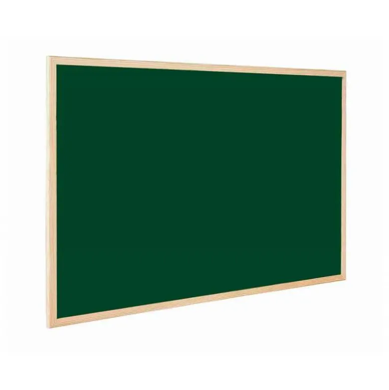 Pizarra Q-Connect verde marco de madera 120x90 cm