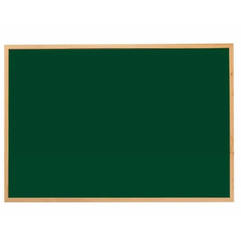 Pizarra Q-Connect verde marco de madera 120x90 cm