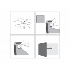 PLANIFICADOR SEMANAL NOBO MAGNETICO + TABLERO CORCHO HORIZONTAL CON MARCO DE ALUMINIO 585X190 MM