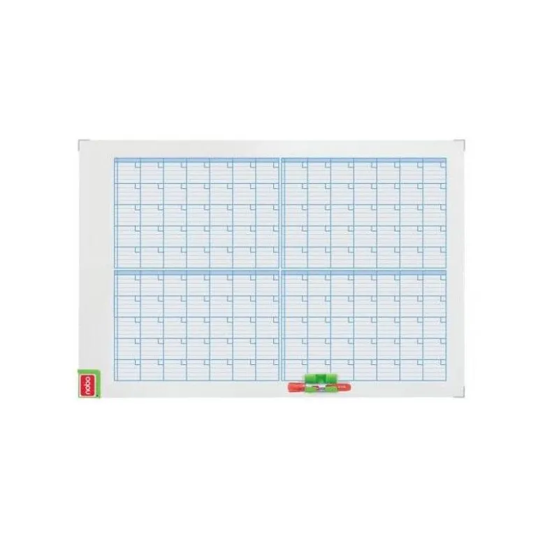 Planning Mensual Rotulable Magnético 90x60 cm Nobo