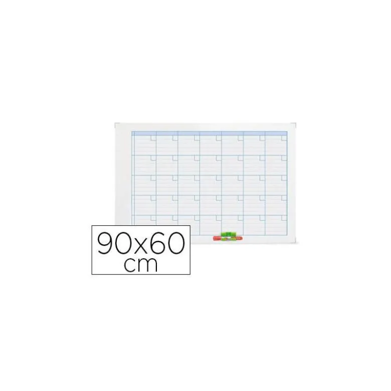 Planning Mensual Rotulable Magnético 90x60 cm Nobo