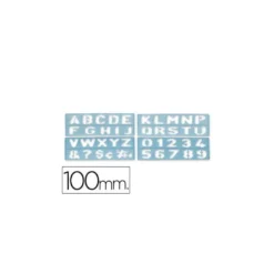 Plantilla Liderpapel rotulacion 1800 letras y numeros 100 mm