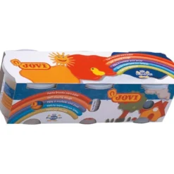 Plastilina Blandiver Jovi 3 colores rojo amarillo azul botes de 50 gr