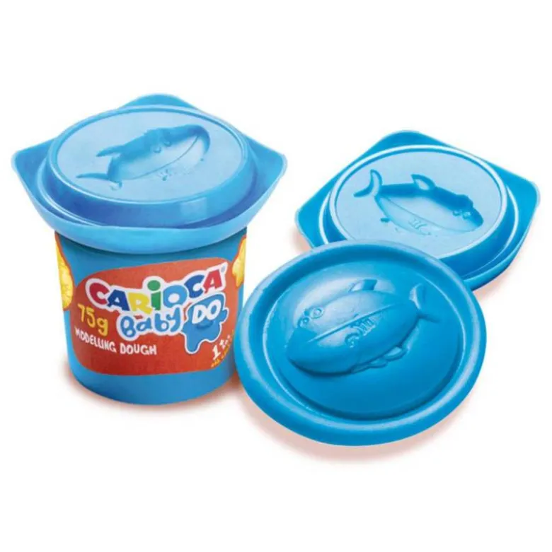 PLASTILINA CARIOCA BABY DOUGH BOTE 75 G SET DE 3 COLORES SURTIDOS