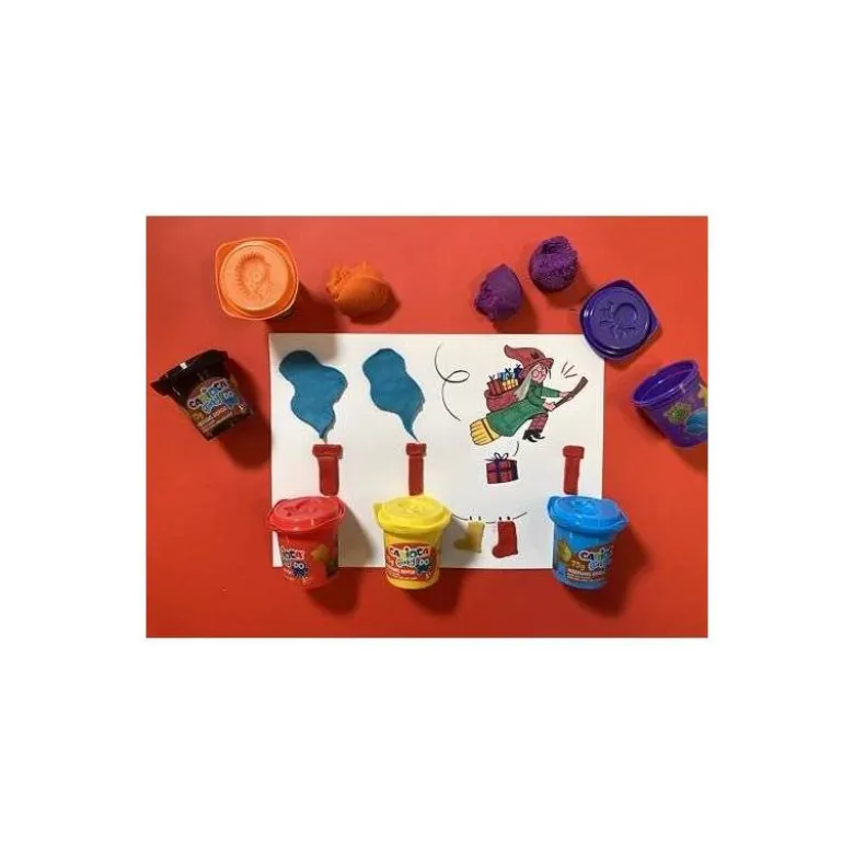 PLASTILINA CARIOCA BABY DOUGH BOTE 75 G SET DE 3 COLORES SURTIDOS
