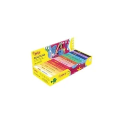 PLASTILINA JOVI BARRA 15 GR ESTUCHE DE 37 UNIDADES COLORES SURTIDOS