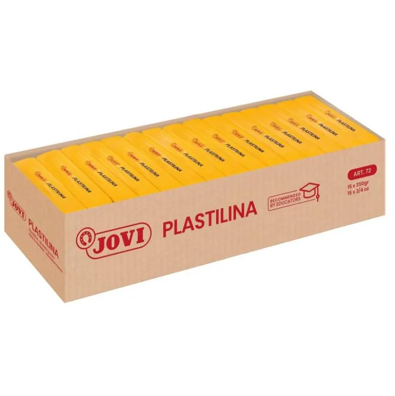 Plastilina Jovi color Amarillo claro grande 350 gr