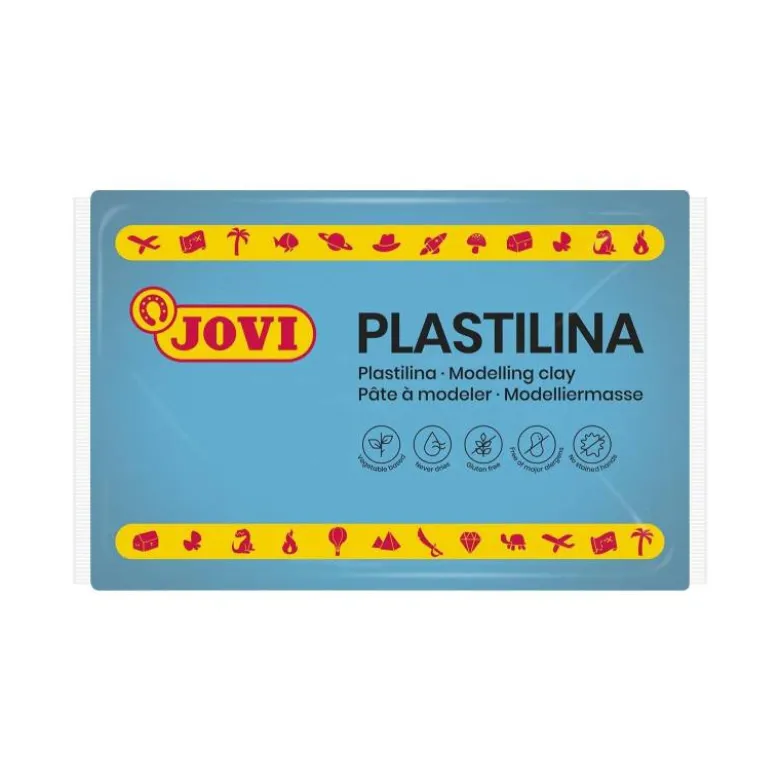 Plastilina Jovi color Azul claro grande 350 gr