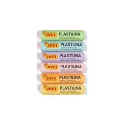 Plastilina Jovi colores pastel estuche 6 colores 15 gr