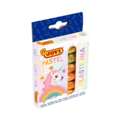Plastilina Jovi colores pastel estuche 6 colores 15 gr