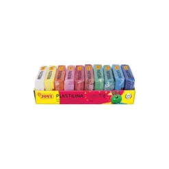 Plastilina Jovi colores surtidos pequeña paquete 10 colores 50 gr