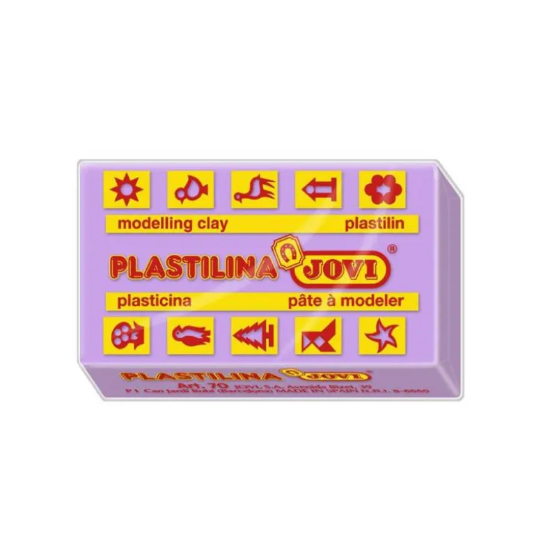 Plastilina Jovi color lila pequeña 50 gr