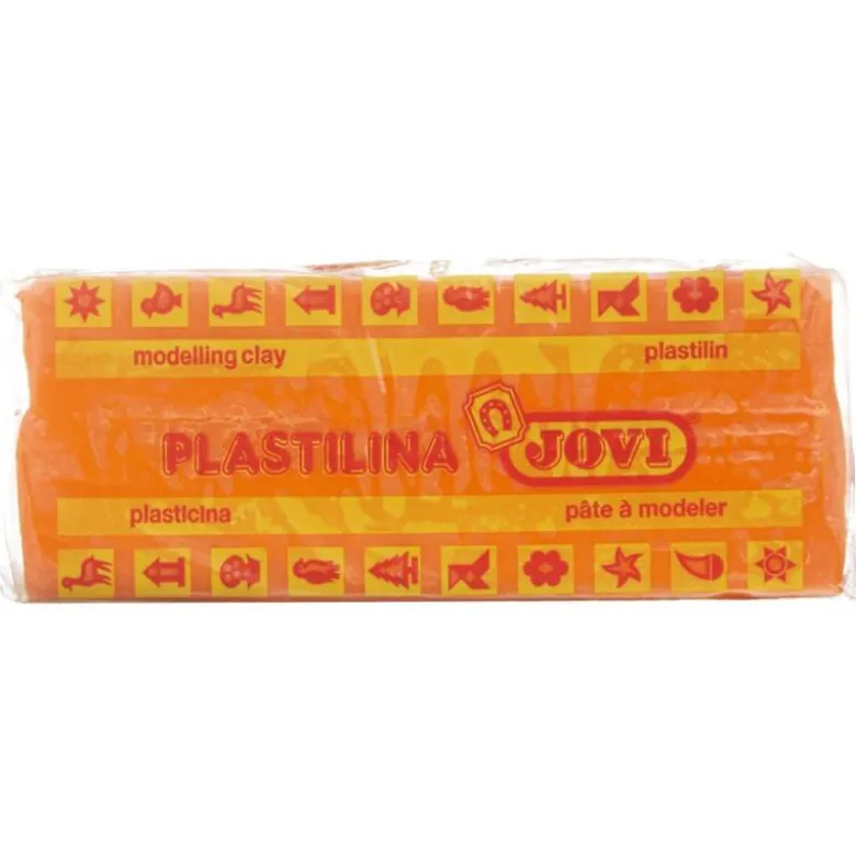 Plastilina Jovi color Naranja mediano 150 gr