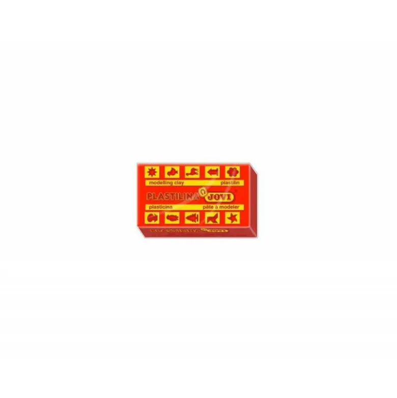 Plastilina Jovi color rojo pequeña 50 gr