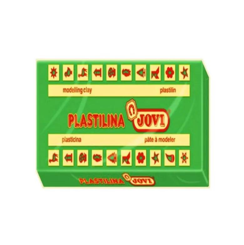 Plastilina Jovi color Verde claro grande 350 gr