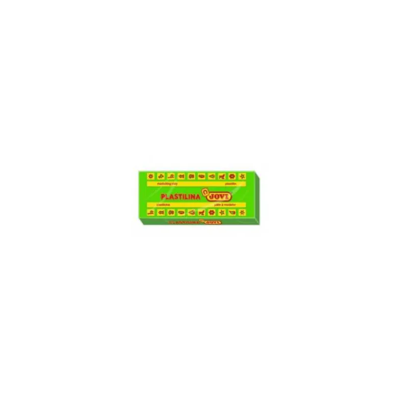 Plastilina Jovi color Verde claro mediano 150 gr