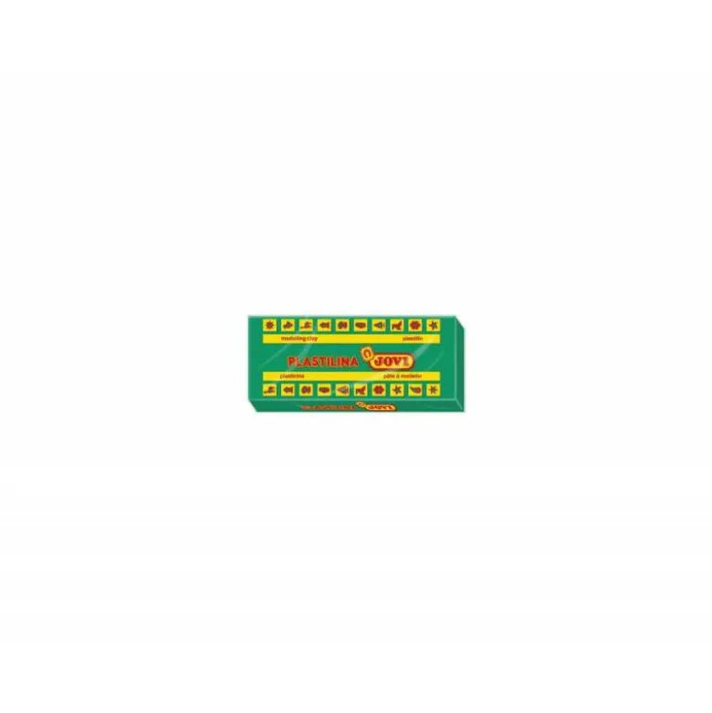 Plastilina Jovi color Verde oscuro mediano 150 gr