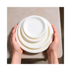 PLATO DE FIBRA BIO 15 CM DIAMETRO PAQUETE DE 50 UNIDADES