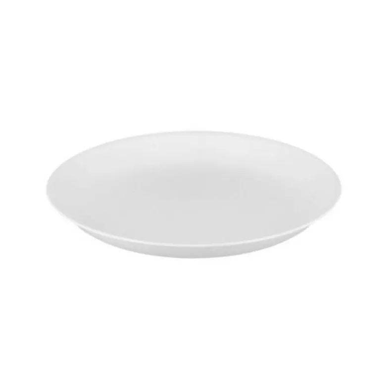 PLATO POLIPROPILENO ARCHIVO 2000 LLANO 23,5 CM DIAMETRO REUTILIZABLE E IRROMPIBLE LIBRE BPA COLOR BLANCO