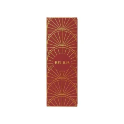 PLUMA BELIUS SOIREE ALUMINIO COLOR ART DECO GRANATE Y DORADO TINTA AZUL CAJA DE DISEÑO