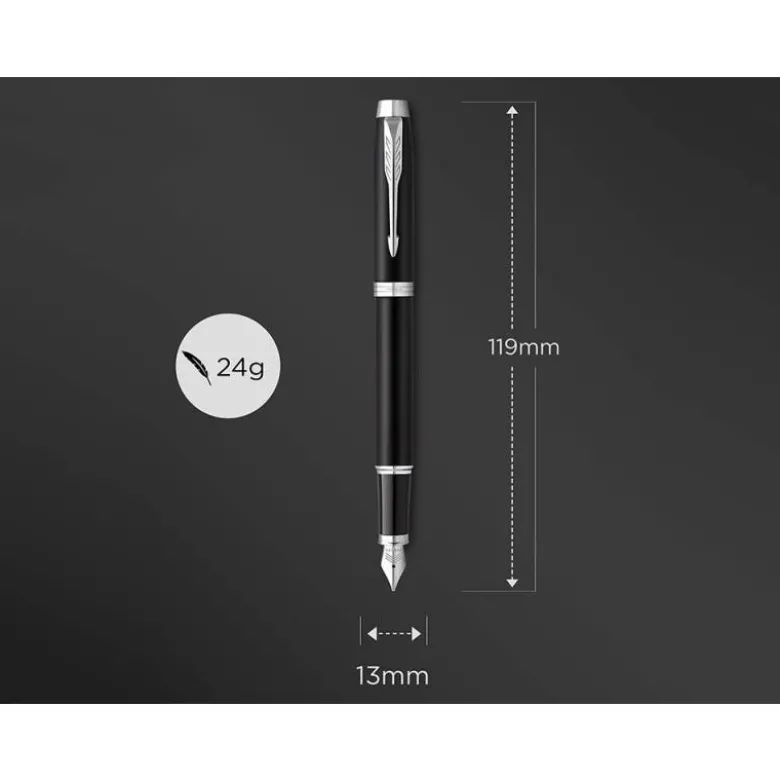 PLUMA PARKER IM ESSENTIAL NEGRO MATE CT