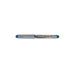 Pluma pilot v pen silver desechable negro svp-4wb