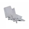 POLAINA PARA SOLDADOR FARU CUERO AL CROMO AJUSTABLE CON VELCRO Y HEBILLA 40 CM