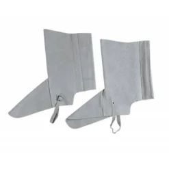 POLAINA PARA SOLDADOR FARU CUERO AL CROMO AJUSTABLE CON VELCRO Y HEBILLA 40 CM