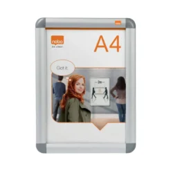Porta anuncios Clipdown NOBO aluminio DIN A4