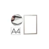 Porta anuncios Durable magnetico adhesivo A4 plata
