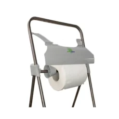 PORTABOBINA BUZNL GREENSOURCE TRIPODE SUELO ABS RECICLADO CON SIERRA DE CORTE PARA BOBINAS PAPEL CELULOSA