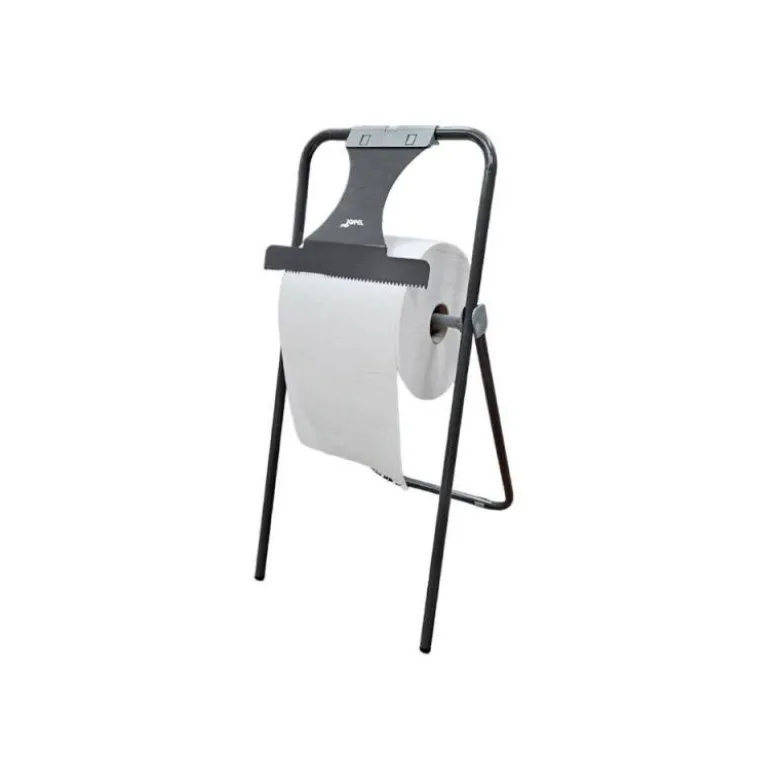 PORTABOBINA INDUSTRIAL JOFEL METALICO SUELO CON SIERRA DE CORTE PARA BOBINAS DE HASTA 500 M 850X418X445 MM
