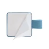 PORTABOLIGRAFO AUTOADHESIVO ANTARTIK PARA CUADERNO NOTE CON ELASTICO HASTA 15 MM GROSOR 80 MM AZUL CLARO 40X40