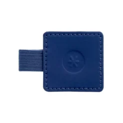 PORTABOLIGRAFO AUTOADHESIVO ANTARTIK PARA CUADERNO NOTE CON ELASTICO HASTA 15 MM GROSOR 80 MM AZUL MARINO