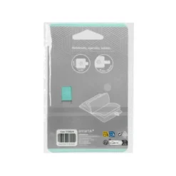 PORTABOLIGRAFO AUTOADHESIVO ANTARTIK PARA CUADERNO NOTE CON ELASTICO HASTA 15 MM GROSOR 80 MM GRIS Y TURQUESA