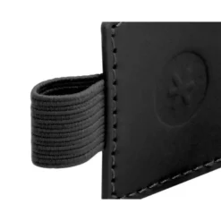 PORTABOLIGRAFO AUTOADHESIVO ANTARTIK PARA CUADERNO NOTE CON ELASTICO HASTA 15 MM GROSOR 80 MM NEGRO