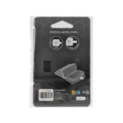PORTABOLIGRAFO AUTOADHESIVO ANTARTIK PARA CUADERNO NOTE CON ELASTICO HASTA 15 MM GROSOR 80 MM NEGRO