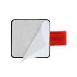 PORTABOLIGRAFO AUTOADHESIVO ANTARTIK PARA CUADERNO NOTE CON ELASTICO HASTA 15 MM GROSOR 80 MM NEGRO Y ROJO