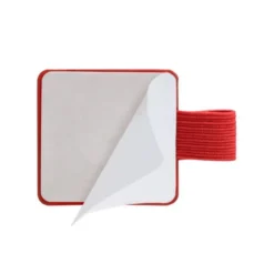 PORTABOLIGRAFO AUTOADHESIVO ANTARTIK PARA CUADERNO NOTE CON ELASTICO HASTA 15 MM GROSOR 80 MM ROJO 40X40 MM