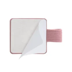 PORTABOLIGRAFO AUTOADHESIVO ANTARTIK PARA CUADERNO NOTE CON ELASTICO HASTA 15 MM GROSOR 80 MM ROSA 40X40 MM