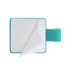 PORTABOLIGRAFO AUTOADHESIVO ANTARTIK PARA CUADERNO NOTE CON ELASTICO HASTA 15 MM GROSOR 80 MM TURQUESA 40X40