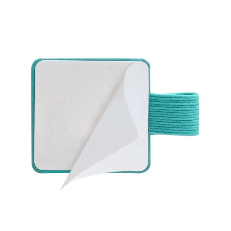 PORTABOLIGRAFO AUTOADHESIVO ANTARTIK PARA CUADERNO NOTE CON ELASTICO HASTA 15 MM GROSOR 80 MM TURQUESA 40X40