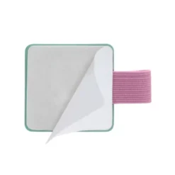 PORTABOLIGRAFO AUTOADHESIVO ANTARTIK PARA CUADERNO NOTE CON ELASTICO HASTA 15 MM GROSOR 80 MM TURQUESA Y ROSA