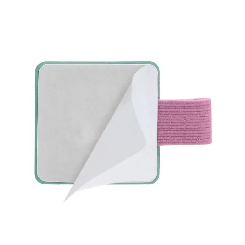 PORTABOLIGRAFO AUTOADHESIVO ANTARTIK PARA CUADERNO NOTE CON ELASTICO HASTA 15 MM GROSOR 80 MM TURQUESA Y ROSA