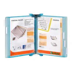 Portacatalogo de pared polipropileno marca Tarifold con 10 fundas Din A4