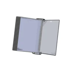 PORTACATALOGO DE PARED TARIFOLD PRO CON 10 FUNDAS A4 POLIPROPILENO EASY LOAD COLOR NEGRO 355X430X170 MM