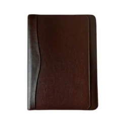 Portadocumentos tipo Carpeta Csp Marron con calculadora y bolsillo para movil
