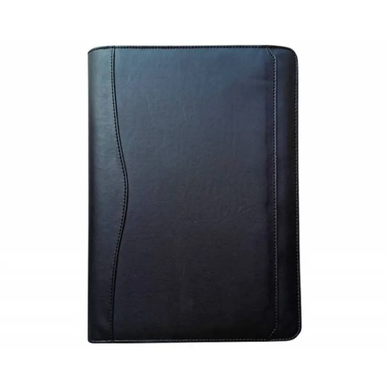 Portadocumentos tipo Carpeta Csp Negro con calculadora y sin anillas