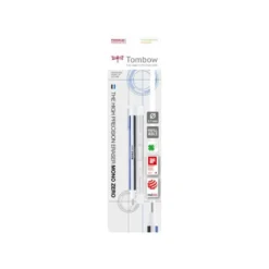 PORTAGOMAS TOMBOW MONO ZERO CON CLIP GOMA REDONDA 2,3MM DIAMETRO + 2 RECAMBIOS