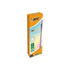 PORTAMINAS BIC MATIC PASTEL 0,7 MM CAJA DE 12 UNIDADES COLORES SURTIDOS
